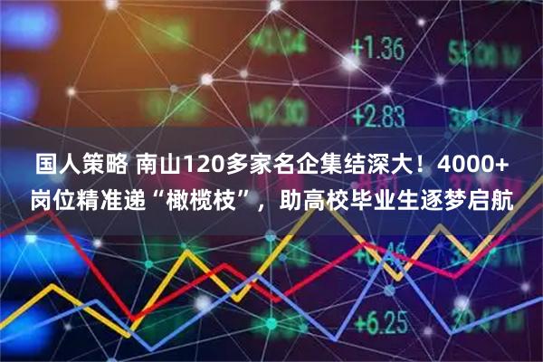 国人策略 南山120多家名企集结深大！4000+岗位精准递“橄榄枝”，助高校毕业生逐梦启航
